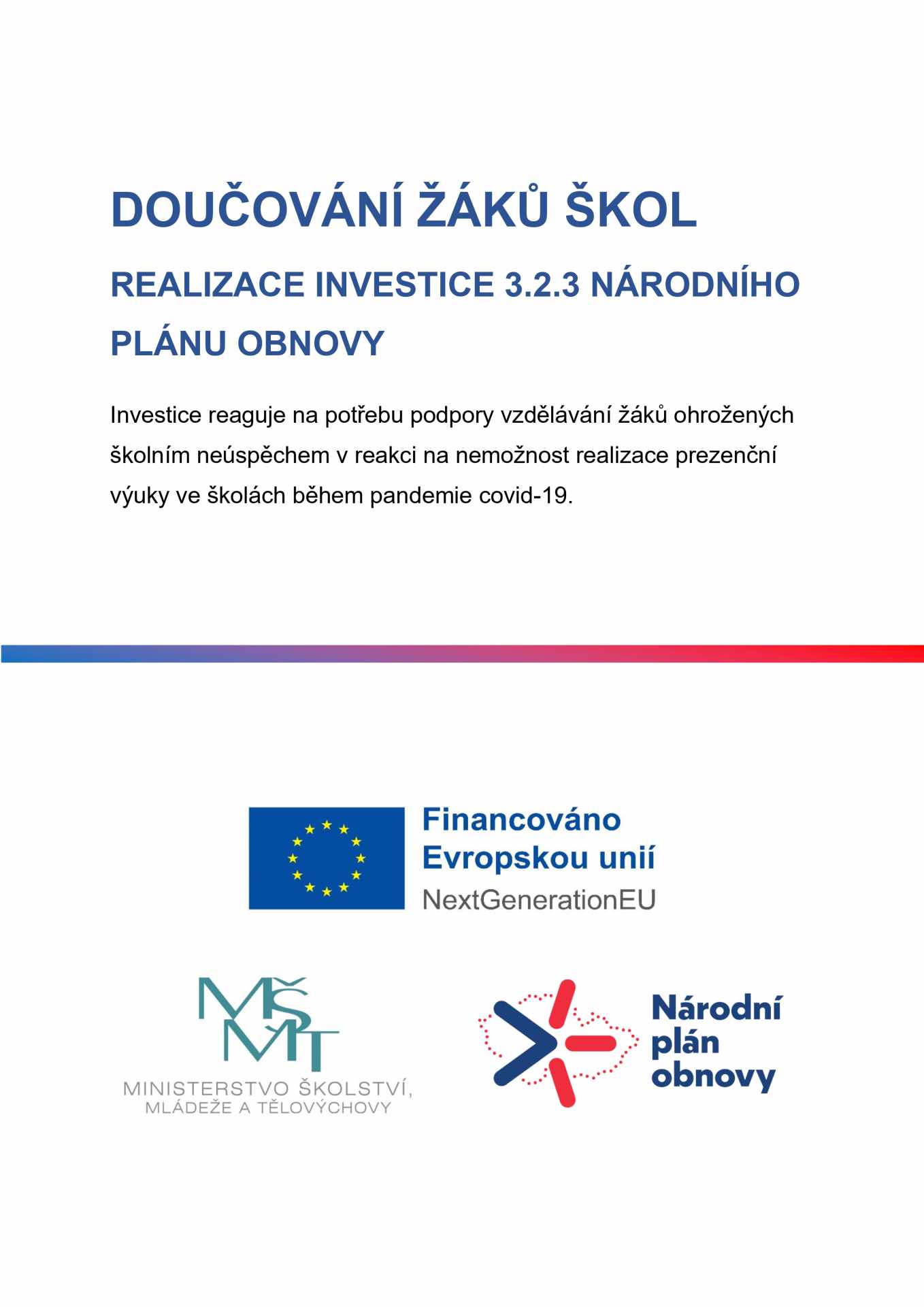 Projekt - Doučování 2022